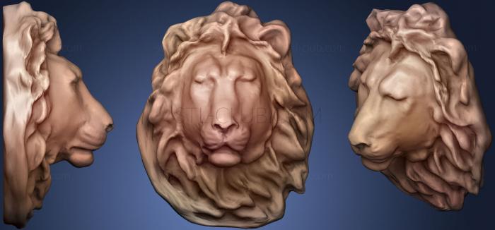 3D модель Lion Head Lp (STL)